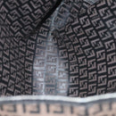 FENDI Zucchino Canvas Tote Bag Dark Brown Auth 141877-11