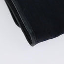 Christian Dior Trotter Canvas Chain Shoulder Bag Navy Gold Auth 141878-15