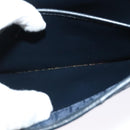 Christian Dior Trotter Canvas Chain Shoulder Bag Navy Gold Auth 141878-12