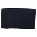 Christian Dior Trotter Canvas Chain Shoulder Bag Navy Gold Auth 141878-2