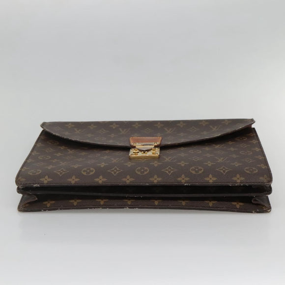 LOUIS VUITTON Monogram Serviette Conseiller Briefcase M53331 LV Auth 141889