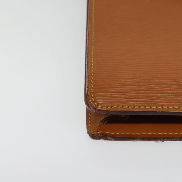 LOUIS VUITTON Epi Serviette Conseiller Briefcase Brown M54423 LV Auth 141893