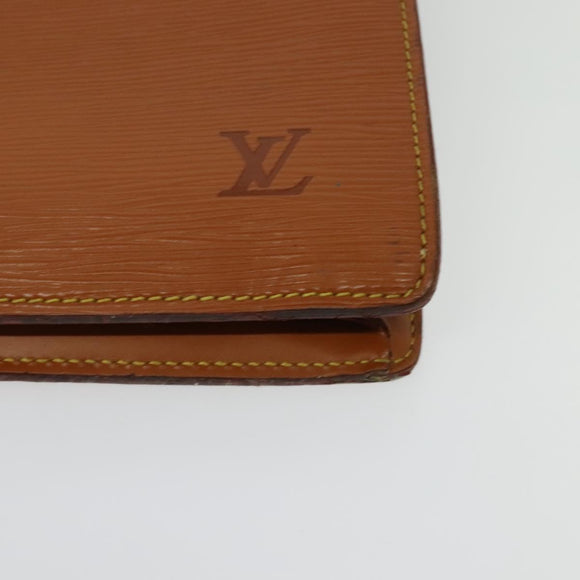 LOUIS VUITTON Epi Serviette Conseiller Briefcase Brown M54423 LV Auth 141893