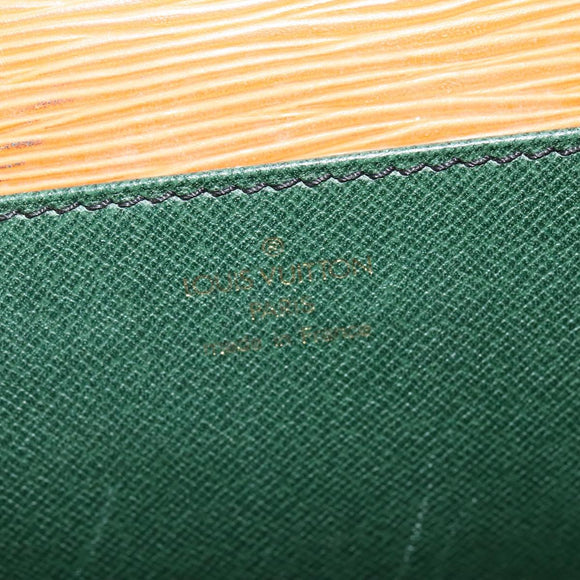 LOUIS VUITTON Epi Serviette Conseiller Briefcase Brown M54423 LV Auth 141893