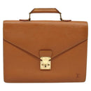 LOUIS VUITTON Epi Serviette Conseiller Briefcase Brown M54423 LV Auth 141893-2
