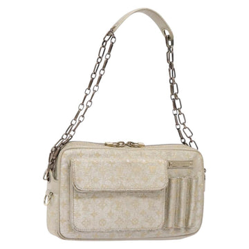 LOUIS VUITTON Monogram Shine McKenna Shoulder Bag Gold M92363 LV Auth 141900