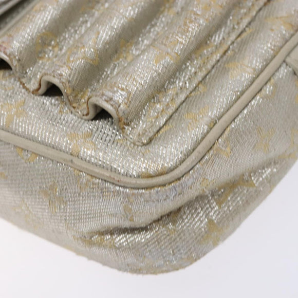 LOUIS VUITTON Monogram Shine McKenna Shoulder Bag Gold M92363 LV Auth 141900