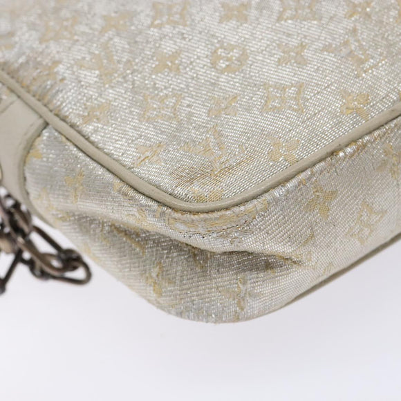 LOUIS VUITTON Monogram Shine McKenna Shoulder Bag Gold M92363 LV Auth 141900