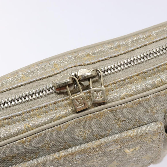 LOUIS VUITTON Monogram Shine McKenna Shoulder Bag Gold M92363 LV Auth 141900