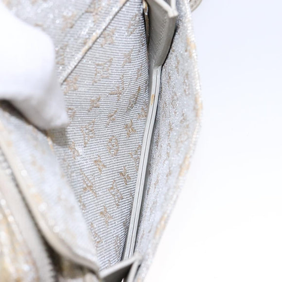 LOUIS VUITTON Monogram Shine McKenna Shoulder Bag Gold M92363 LV Auth 141900