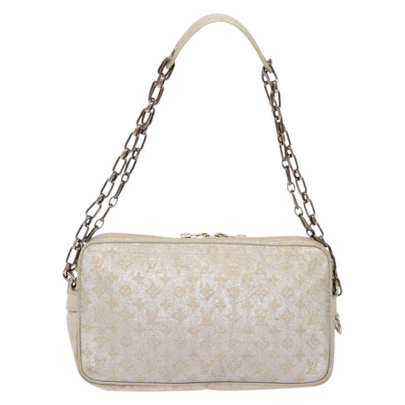 LOUIS VUITTON Monogram Shine McKenna Shoulder Bag Gold M92363 LV Auth 141900