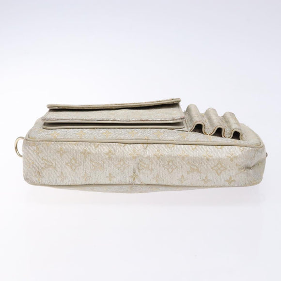 LOUIS VUITTON Monogram Shine McKenna Shoulder Bag Gold M92363 LV Auth 141900