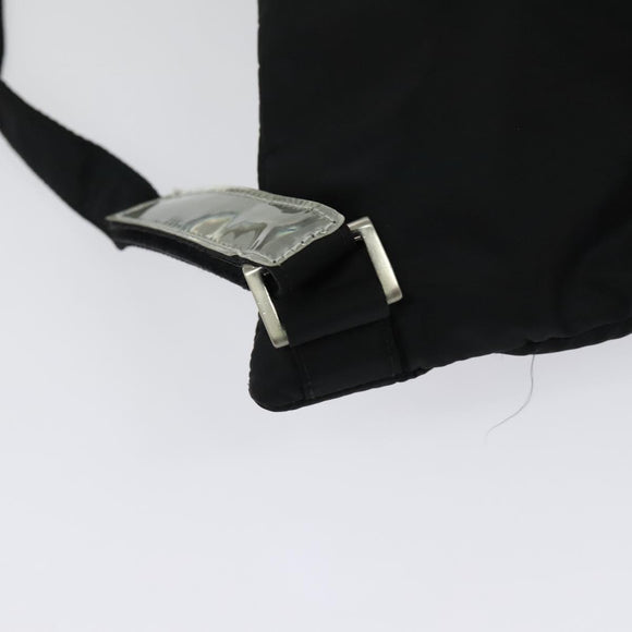 PRADA Sports Backpack Nylon Black Silver Auth 141902