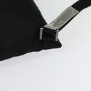 PRADA Sports Backpack Nylon Black Silver Auth 141902-9