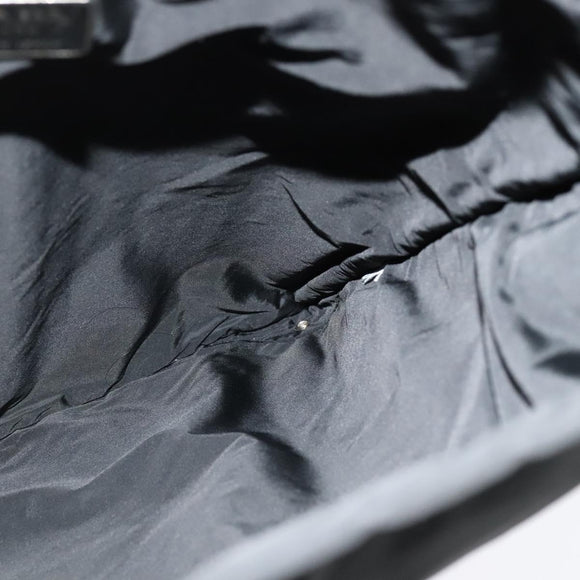 PRADA Sports Backpack Nylon Black Silver Auth 141902