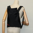 PRADA Sports Backpack Nylon Black Silver Auth 141902-20