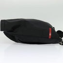 PRADA Sports Backpack Nylon Black Silver Auth 141902-3