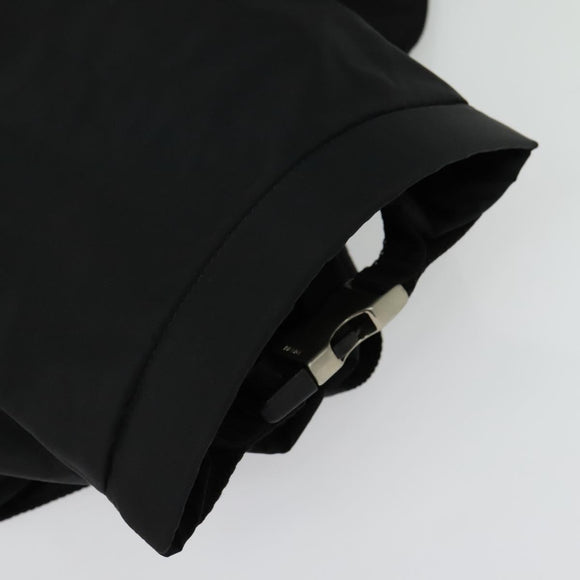 PRADA Sports Backpack Nylon Black Silver Auth 141902