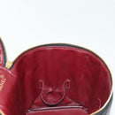 CHANEL Matelasse Vanity Pouch Lamb Skin Black Gold CC Auth 141905-20