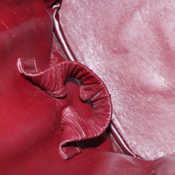 CHANEL Matelasse Vanity Pouch Lamb Skin Black Gold CC Auth 141905