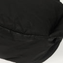 CHANEL Sports Line COCO Mark Waist Bag Nylon Black Silver CC Auth 141906-19