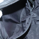 CHANEL Sports Line COCO Mark Waist Bag Nylon Black Silver CC Auth 141906-26