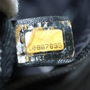 CHANEL Sports Line COCO Mark Waist Bag Nylon Black Silver CC Auth 141906-11