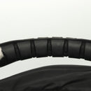 CHANEL Sports Line COCO Mark Waist Bag Nylon Black Silver CC Auth 141906-14