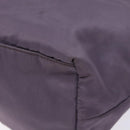 PRADA Tote Bag Nylon Silver Purple Auth 141908-15