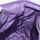 PRADA Tote Bag Nylon Silver Purple Auth 141908-20