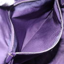 PRADA Tote Bag Nylon Silver Purple Auth 141908-21