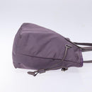 PRADA Tote Bag Nylon Silver Purple Auth 141908-3