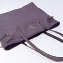 PRADA Tote Bag Nylon Silver Purple Auth 141908-6