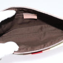 GUCCI GG Supreme Sherry Line Waist bag PVC White Silver 189815 Auth 141909-10