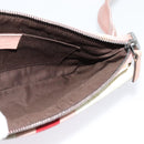 GUCCI GG Supreme Sherry Line Waist bag PVC White Silver 189815 Auth 141909-18