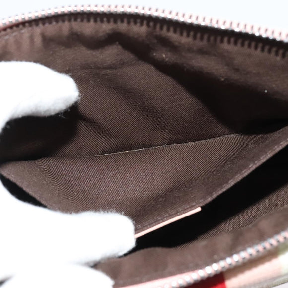 GUCCI GG Supreme Sherry Line Waist bag PVC White Silver 189815 Auth 141909