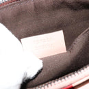 GUCCI GG Supreme Sherry Line Waist bag PVC White Silver 189815 Auth 141909-12