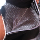 BURBERRY Nova Check Shoulder Bag PVC Beige Gold Auth 141912-19