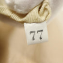 PRADA Chain Shoulder Bag Leather Beige Auth 141913-21