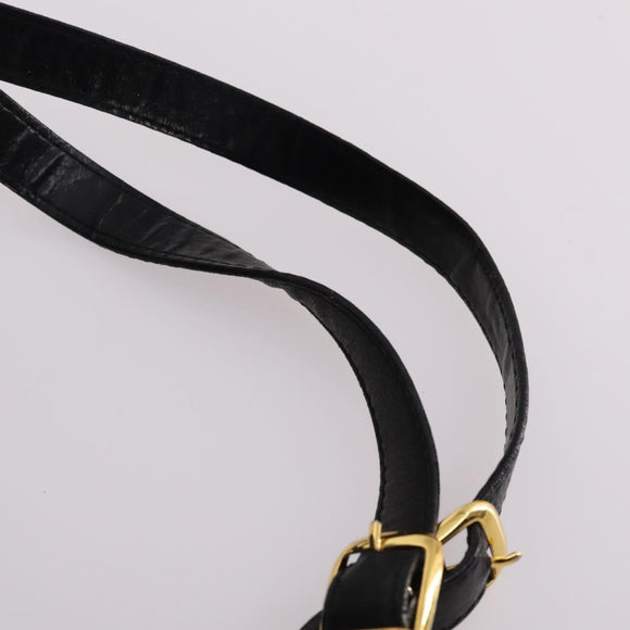 BOTTEGA VENETA INTRECCIATO Backpack Leather Black Gold Auth 141914