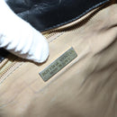 BOTTEGA VENETA INTRECCIATO Backpack Leather Black Gold Auth 141914-20