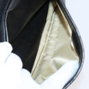 BOTTEGA VENETA INTRECCIATO Backpack Leather Black Gold Auth 141914-23