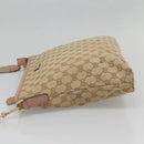 GUCCI GG Canvas Shoulder Bag Beige Gold 388924 Auth 141915-4