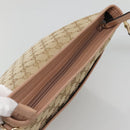 GUCCI GG Canvas Shoulder Bag Beige Gold 388924 Auth 141915-6