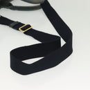 PRADA Canapa PM Hand Bag Denim 2way Blue Gold Auth 141917-9