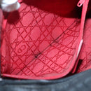 Christian Dior Canage Hand Bag Nylon Black Gold Auth 141920-21