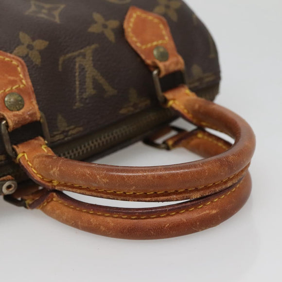 LOUIS VUITTON Monogram Mini Speedy Hand Bag Vintage M41534 LV Auth 141922