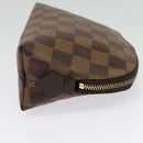 LOUIS VUITTON Damier Ebene Pochette Cosmetic PM Pouch N47516 LV Auth 141924-4