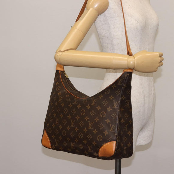 LOUIS VUITTON Monogram Boulogne 35 Umhängetasche M51260 LV Auth 141925