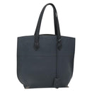 FENDI All In Shopping Tote Bag Leather Navy Auth 141928-1